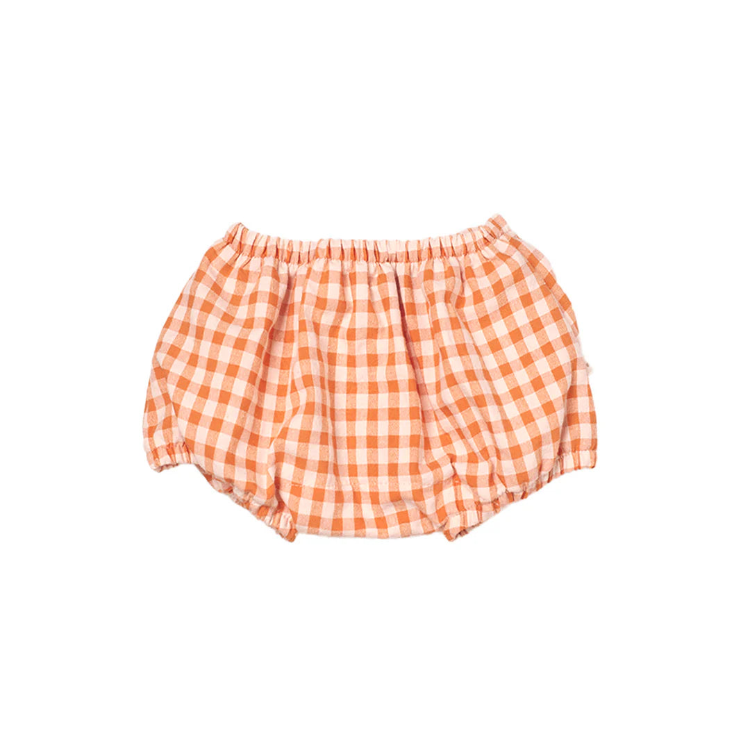 Les Petites Choses 100% 有機棉 BAYA 經典格紋澎澎包屁短褲  ❘ 現貨尺寸: 12M & 2Y