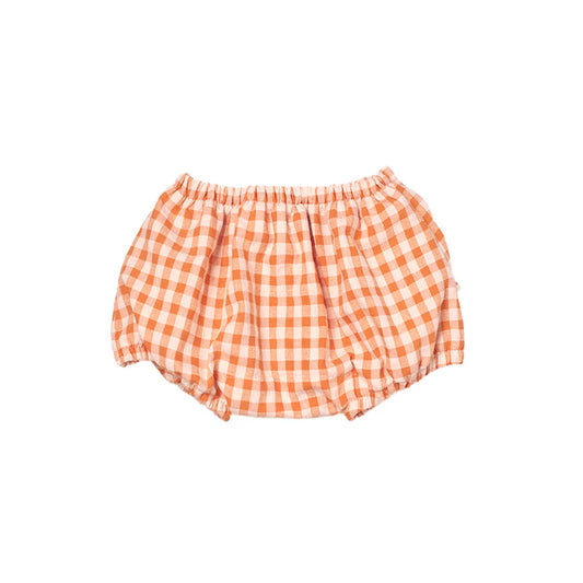 Les Petites Choses 100% 有機棉 BAYA 經典格紋澎澎包屁短褲  ❘ 現貨尺寸: 12M & 2Y