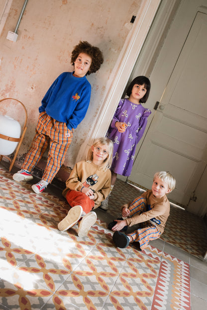 (預購)Lotiekids 100%有機棉大學T- MONDAY YOGA TOASTED SWEATSHIRT 2Y~9Y