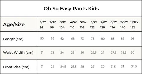 Orbasics 有機棉 Oh-So-Easy 長褲 焦糖餅乾色 (1Y~5Y)