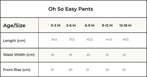 Orbasics 有機棉寶寶Oh So easy 長褲 鼠尾草綠  9-12M