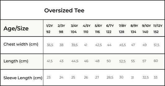 Orbasics 100% 有機棉奢華柔軟寬版短袖上衣- Sky Blue  ❘ 現貨尺寸:  3Y-7Y