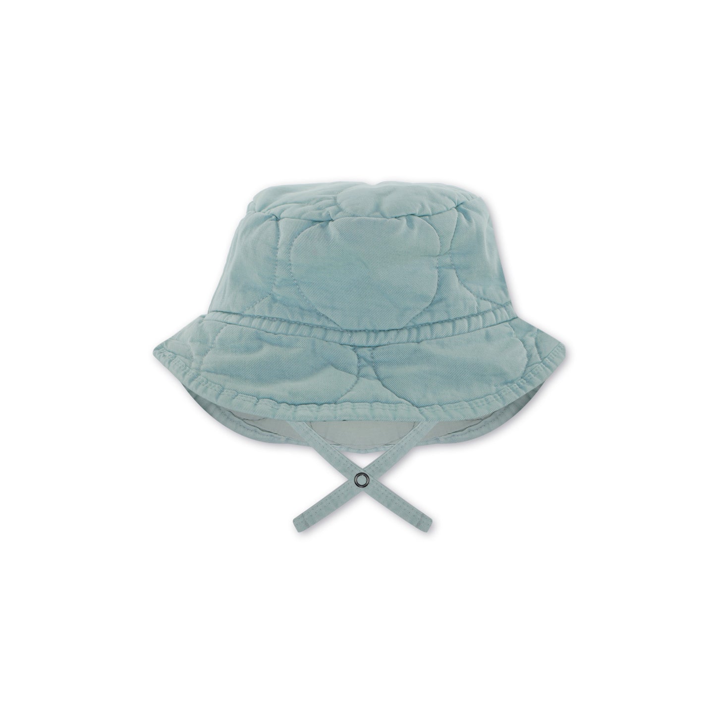 Phil&Phae 有機棉天絲混紡水桶帽Quilted bucket hat-霧灰藍 (單一尺寸 適合1-4Y)