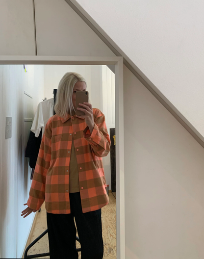 Studio Koter 100%有機棉 JAGGER 有機棉法蘭絨襯衫 大人款 現貨尺寸: S&M