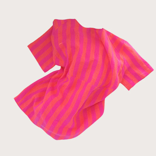 Studio Koter 100%有機亞麻 ALANI條紋洋裝/連身裙   ❘ 現貨尺寸: 4Y~9Y