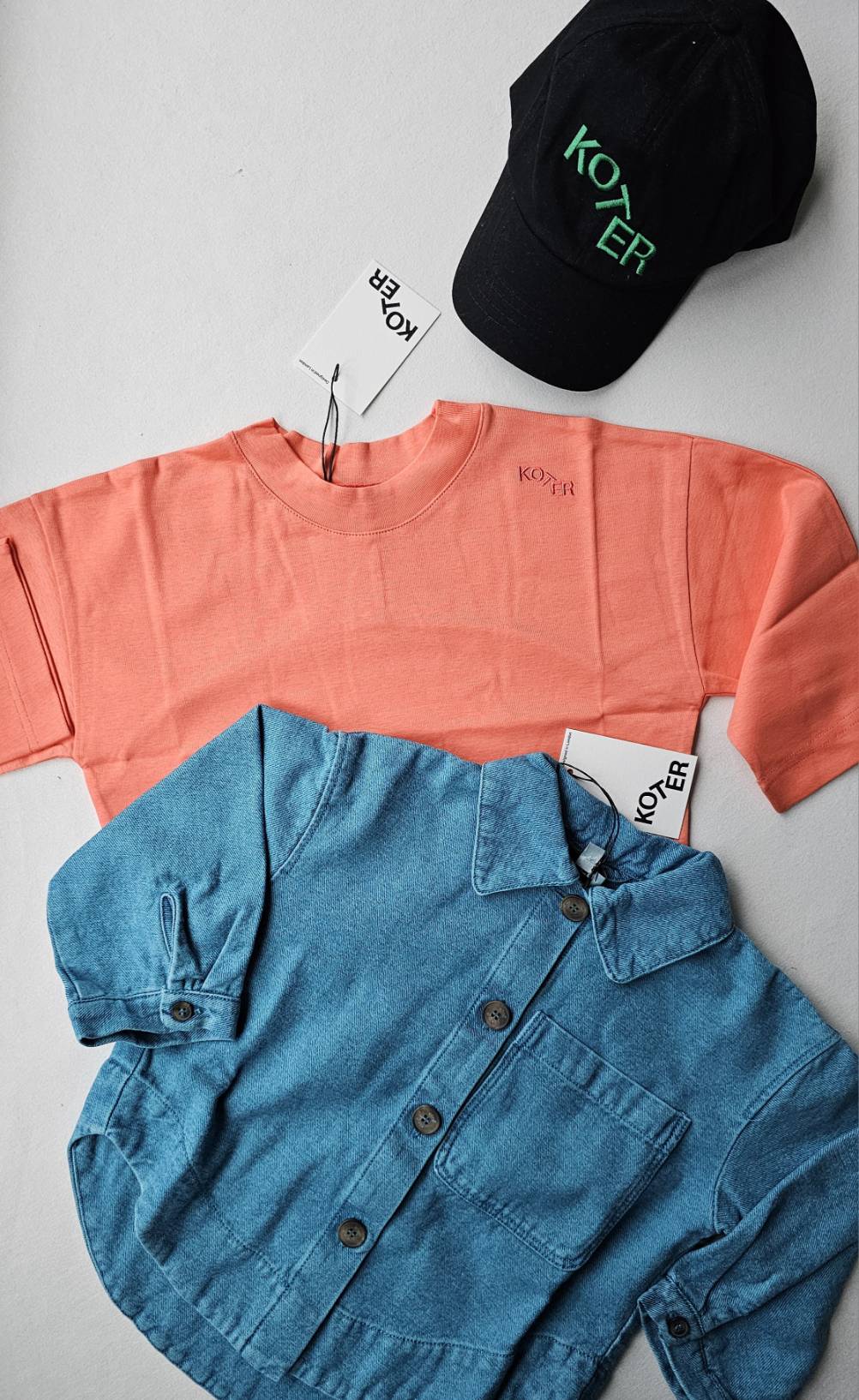 Studio Koter 100% 純棉JAGGER 丹寧襯衫外套 現貨尺寸: 2Y~9Y