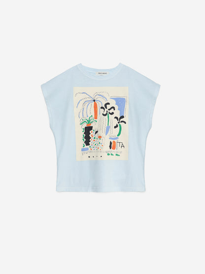 True Artist 100%有機棉落肩寬版短袖T-shirt (4Y-11Y)