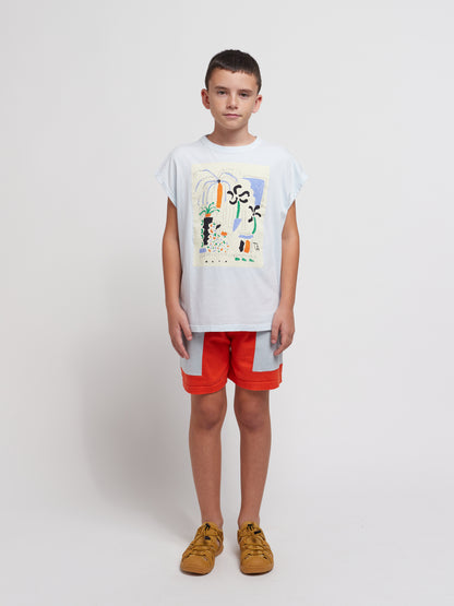 True Artist 100%有機棉落肩寬版短袖T-shirt (4Y-11Y)