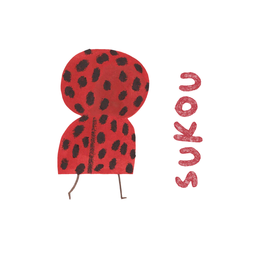 Sukou 純棉設計短袖T-shirt - ladybug