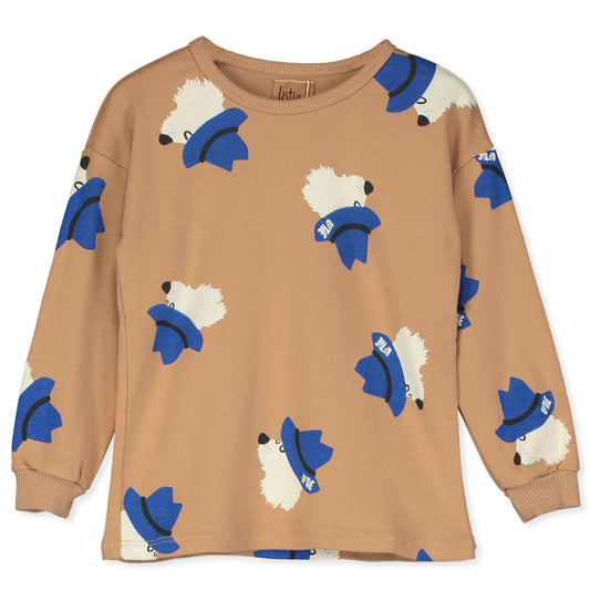 (預購)Lotiekids 100%有機棉薄長袖上衣CHILL DOGS TOASTED TSHIRT 2Y~11Y