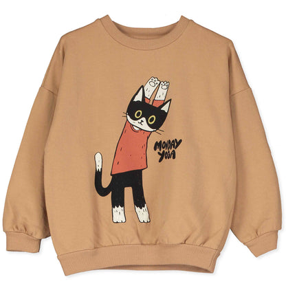(預購)Lotiekids 100%有機棉大學T- MONDAY YOGA TOASTED SWEATSHIRT 2Y~9Y