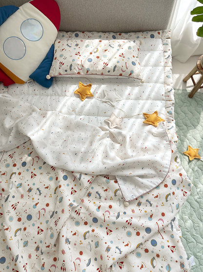 (預購商品) Creme enfant 100% 莫代爾×天然木漿人造絲 兒童夏日涼感午睡袋組 -Simon