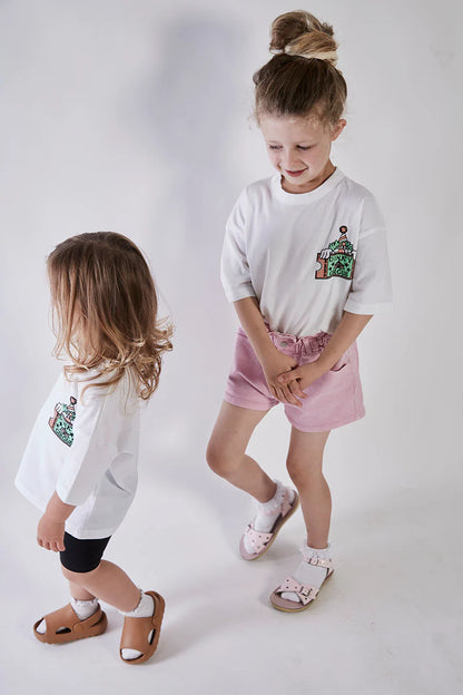 Dinky Circus 博覽會門票印花寬鬆短袖 T-shirt  ❘ 現貨尺寸: 2Y~7Y