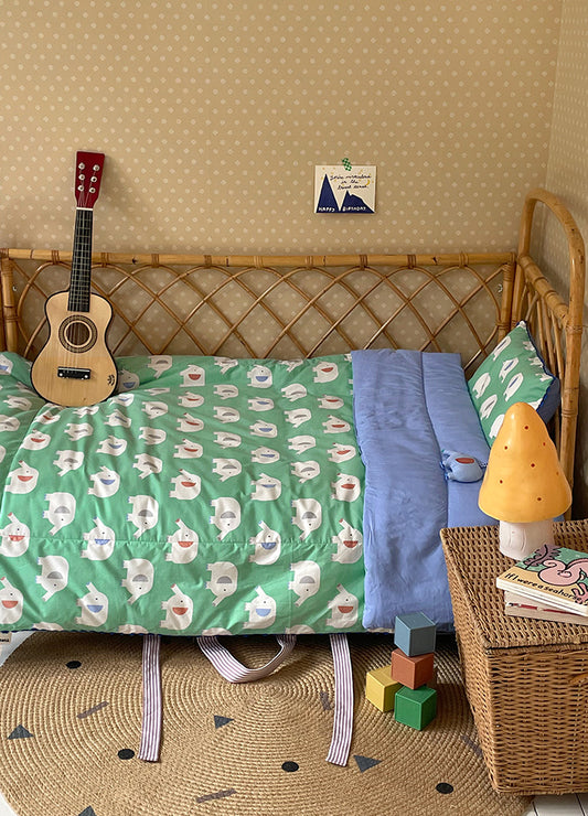 (預購)Tiny Cosmo 棉 x 莫代爾午睡被套組- Moby 睡墊加厚款