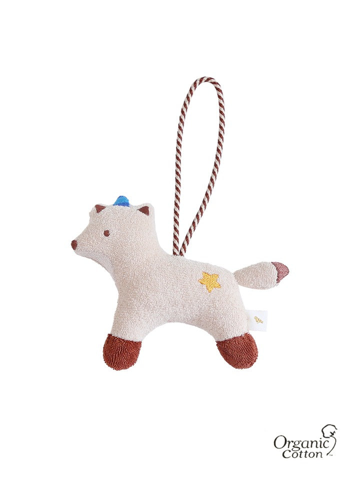 (預購商品) Creme enfant 小狐狸刺繡姓名吊飾