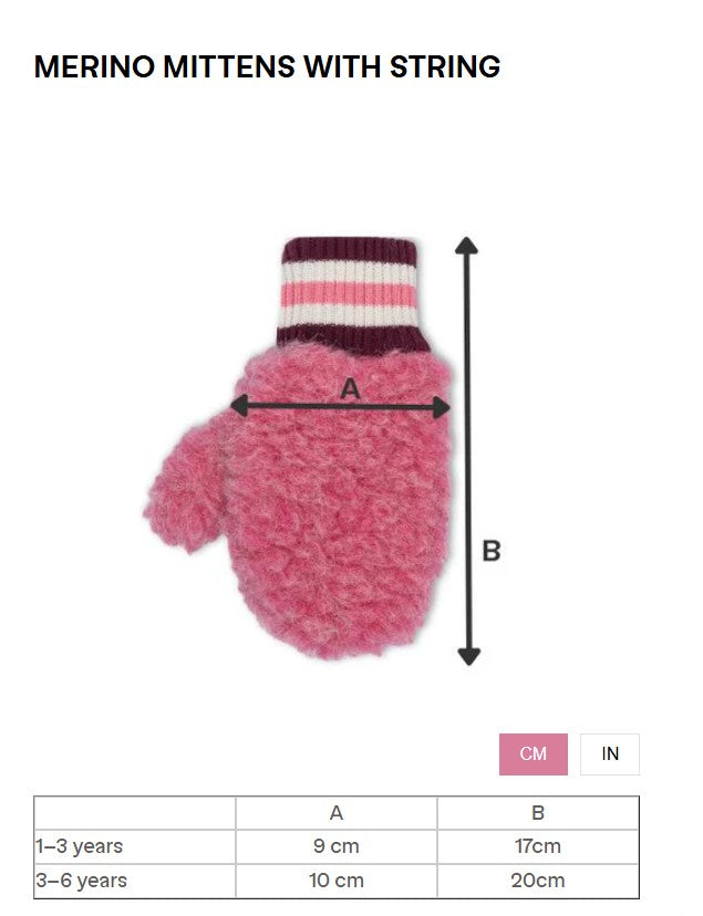 (預購) Happymess 100%美麗諾羊毛泰迪手套- dusty pink  1Y ~ 6Y+ & 成人