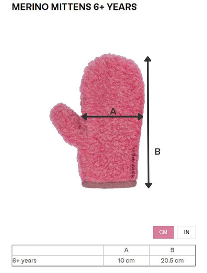 (預購) Happymess 100%美麗諾羊毛泰迪手套- teddy brown 1Y ~ 10Y & 成人