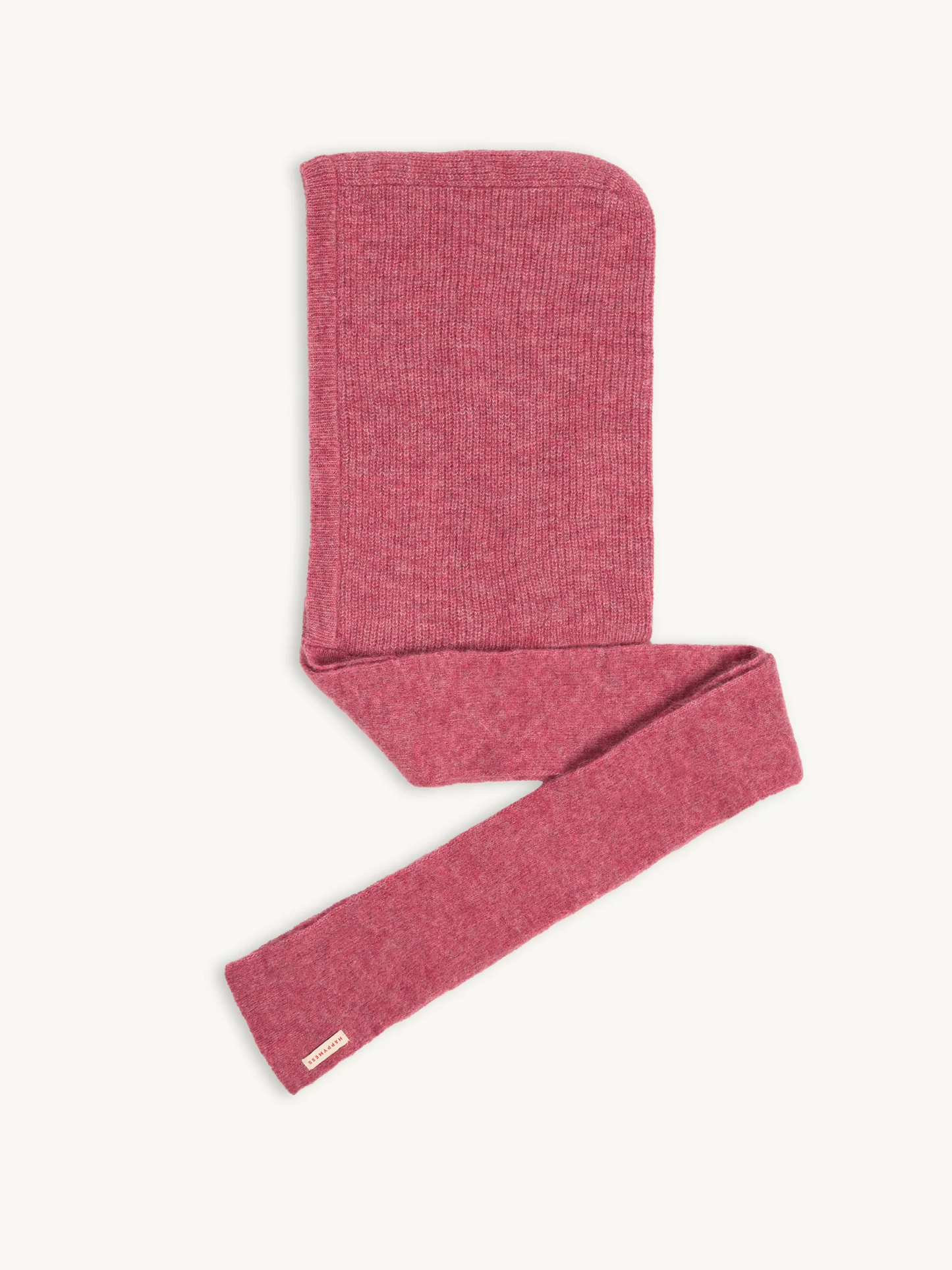 Happymess 成人連帽圍巾 Woolen Hood with Scarf - dusty rose (單一尺寸)