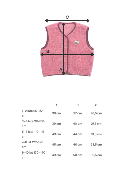 (預購) Happymess 100%美麗諾羊毛背心外套 - Kids in Pink (1Y~12Y)