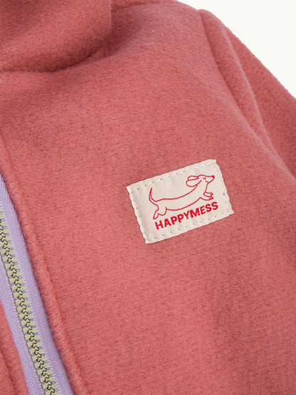 Happymess 100% 美麗諾羊毛外套- CINNAMON ❘ 現貨尺寸: 1Y~6Y