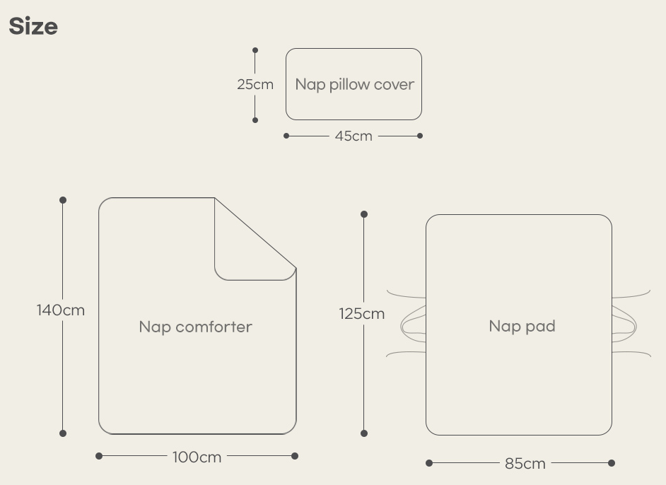 (現貨) Creme enfant 100%莫代爾午睡被套組-New Levity