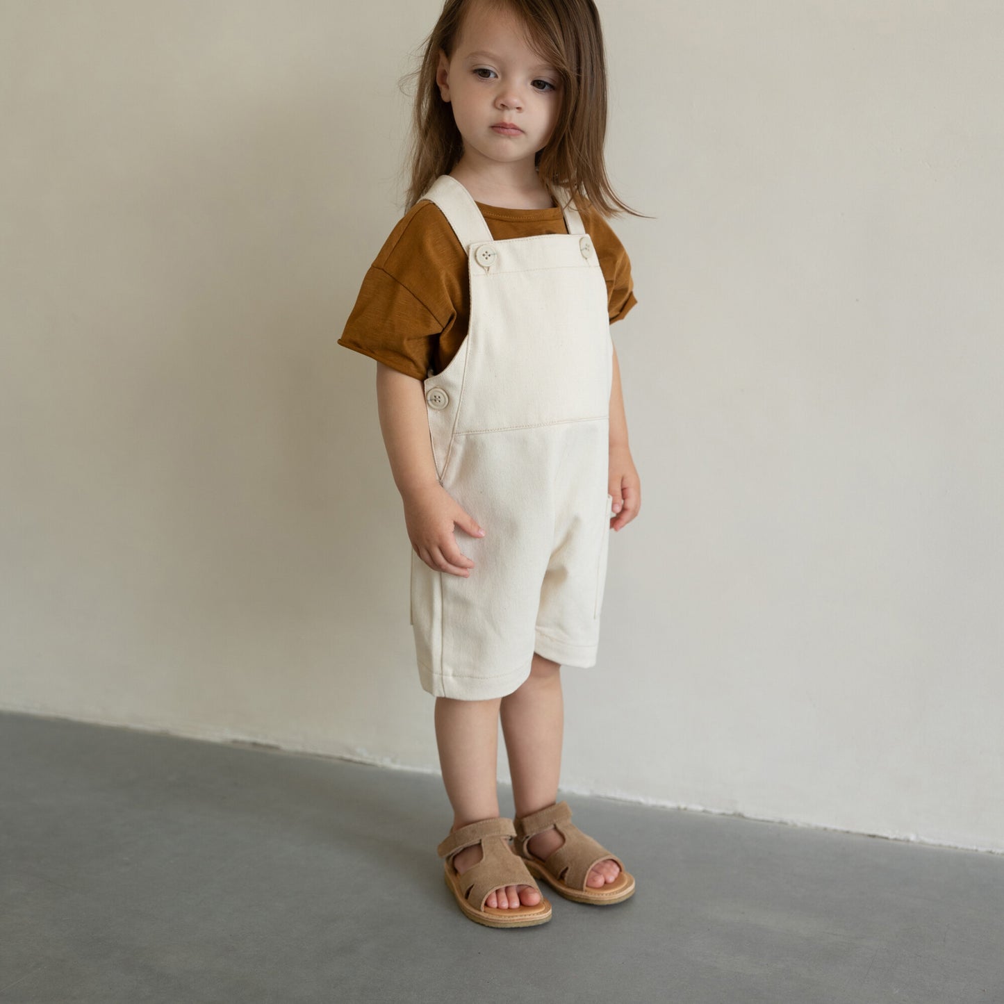 Phil & Phae 有機竹節棉短袖 T-shirt -Vintage gold  ❘ 現貨尺寸: 2Y~8Y
