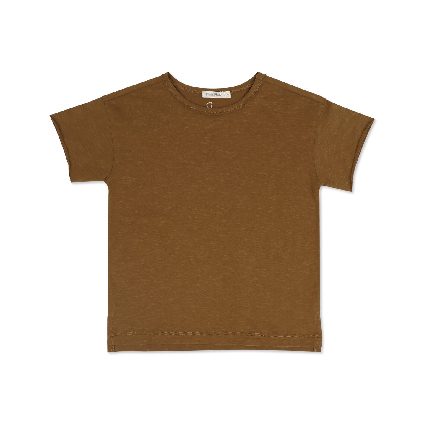 Phil & Phae 有機竹節棉短袖 T-shirt -Vintage gold  ❘ 現貨尺寸: 2Y~8Y