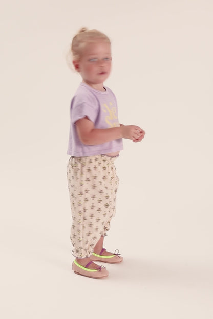 Cozmo 100%竹節棉短袖 T=shirt - Yes Sun - Lavender ❘ 現貨尺寸: 12M & 24M