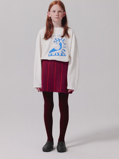 True Artist  100% 有機棉 Ex Libris Positional 長袖 T-shirt ❘ 現貨尺寸: 4Y~9Y