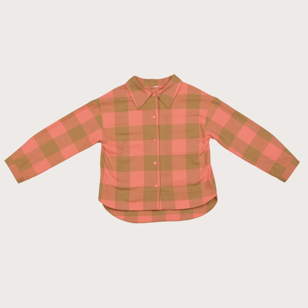 Studio Koter 100%有機棉 JAGGER 有機棉法蘭絨襯衫 現貨尺寸: 2Y~9Y