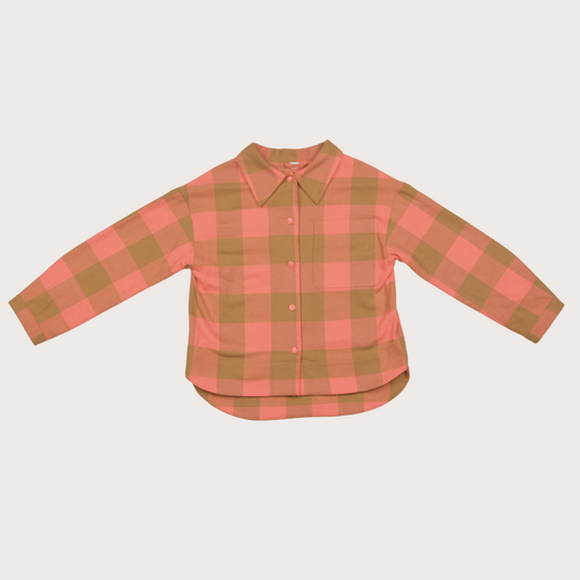 Studio Koter 100%有機棉 JAGGER 有機棉法蘭絨襯衫 大人款 現貨尺寸: S&M