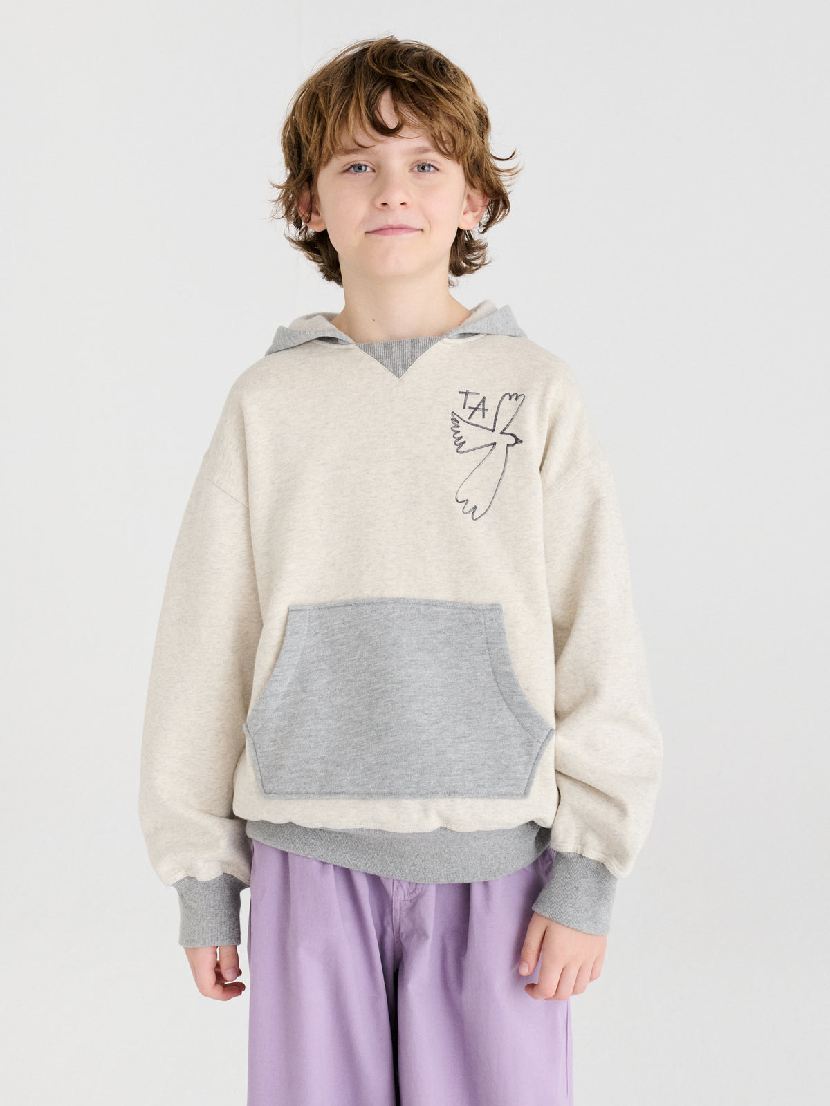 True Artist 100% 純棉連帽刷毛大學T  ❘ 現貨尺寸: 4Y~9Y / 12-13Y