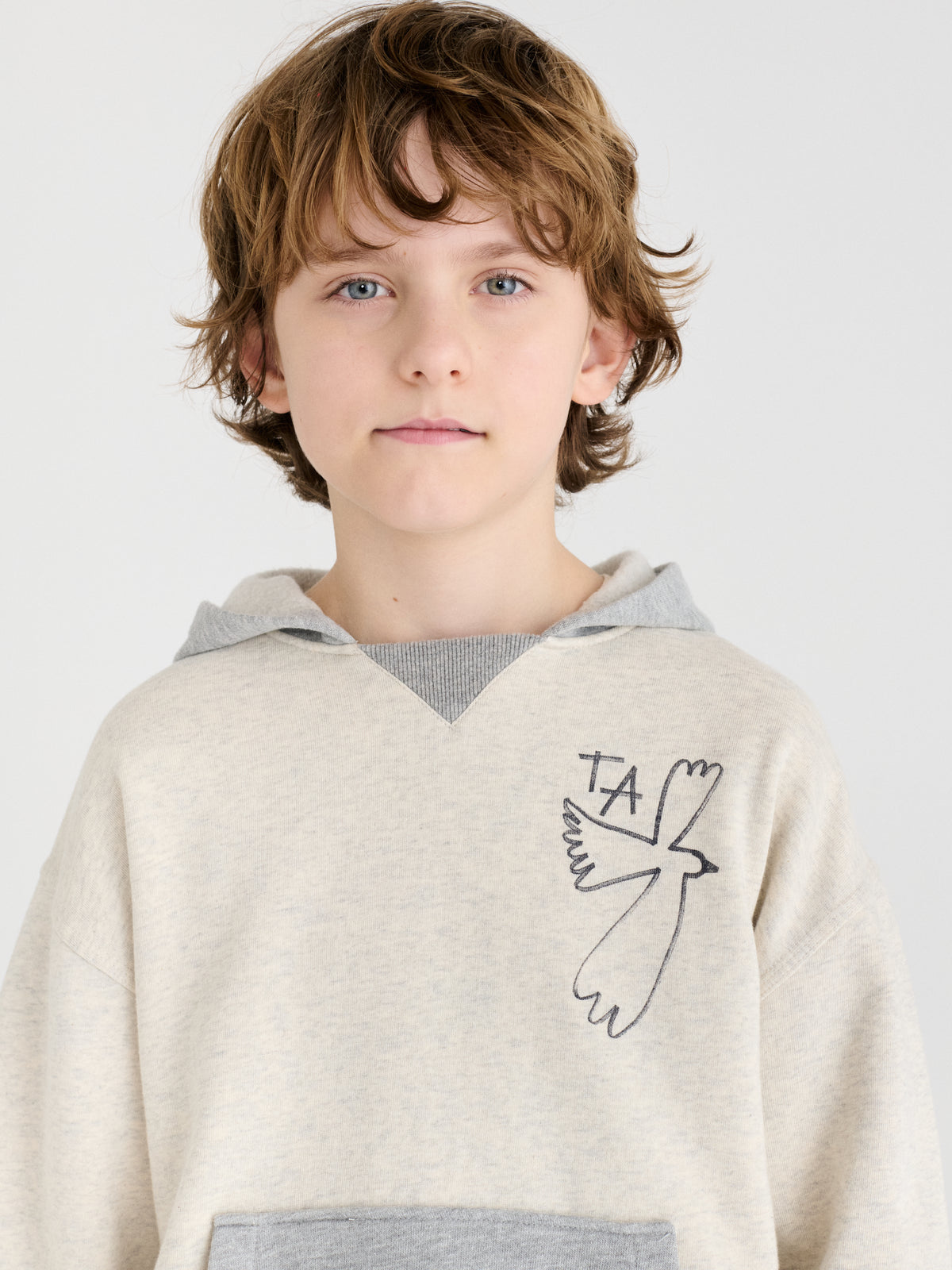 True Artist 100% 純棉連帽刷毛大學T  ❘ 現貨尺寸: 4Y~9Y / 12-13Y