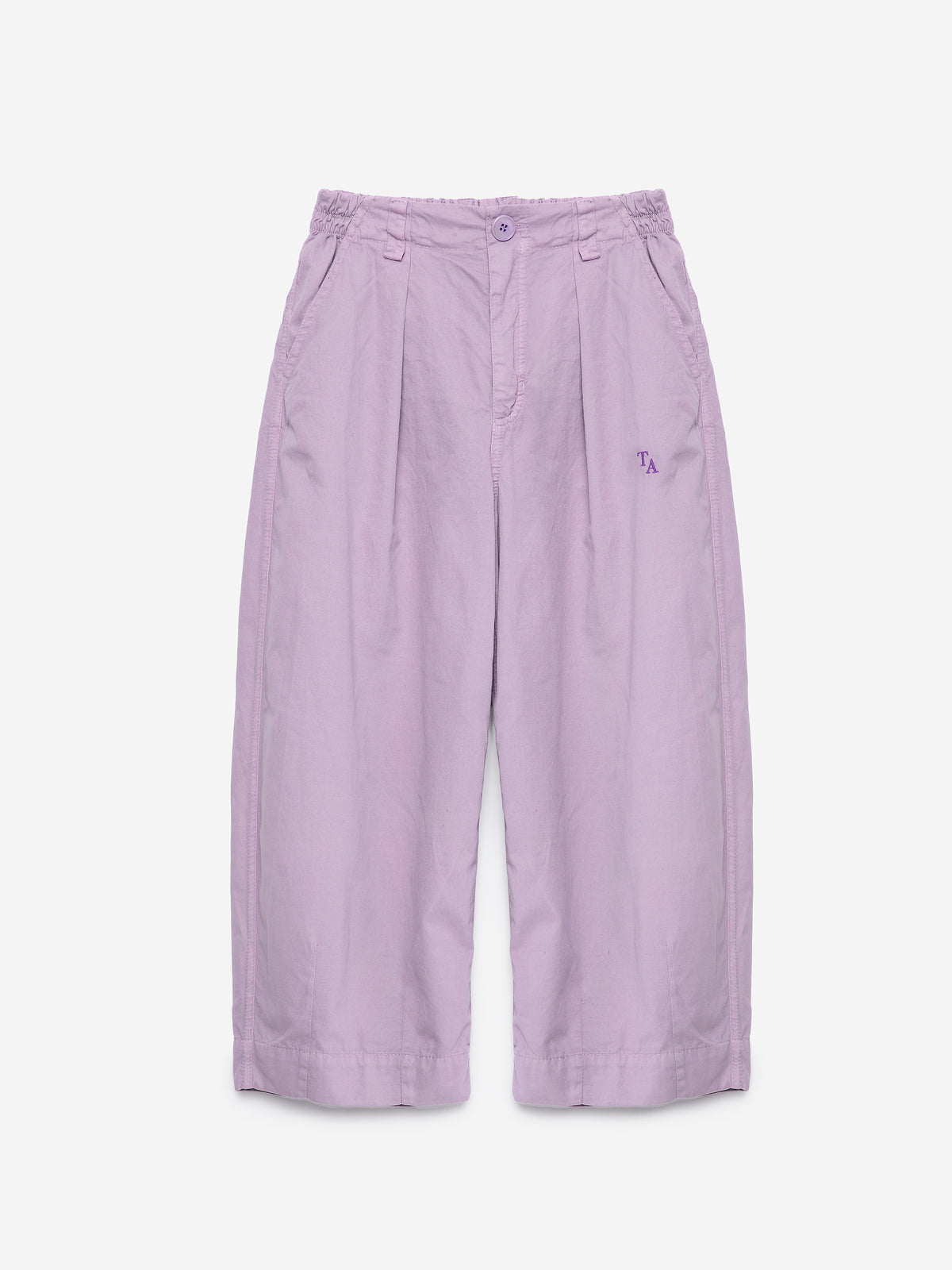 True Artist 100% 有機棉  nº18 寬版長褲 - lilac ❘ 現貨尺寸: 4Y~9Y