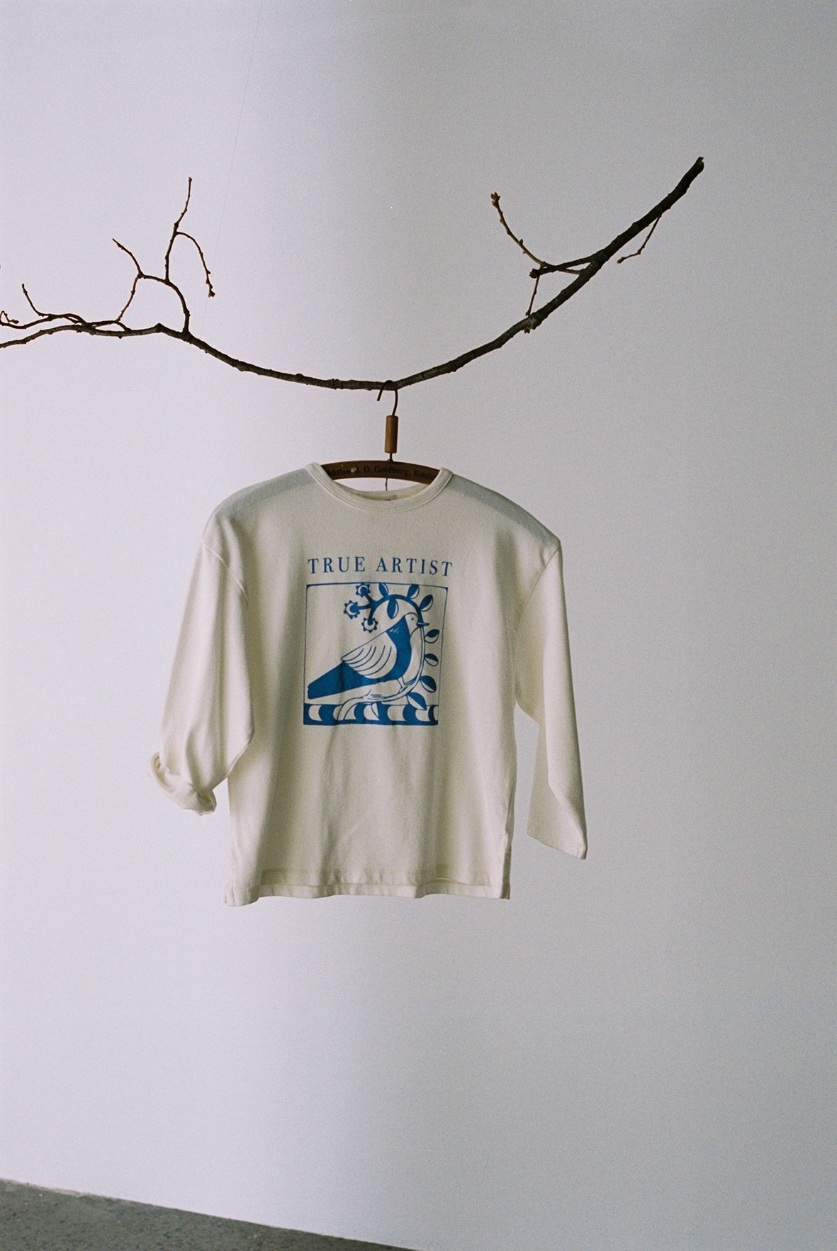True Artist  100% 有機棉 Ex Libris Positional 長袖 T-shirt ❘ 現貨尺寸: 4Y~9Y