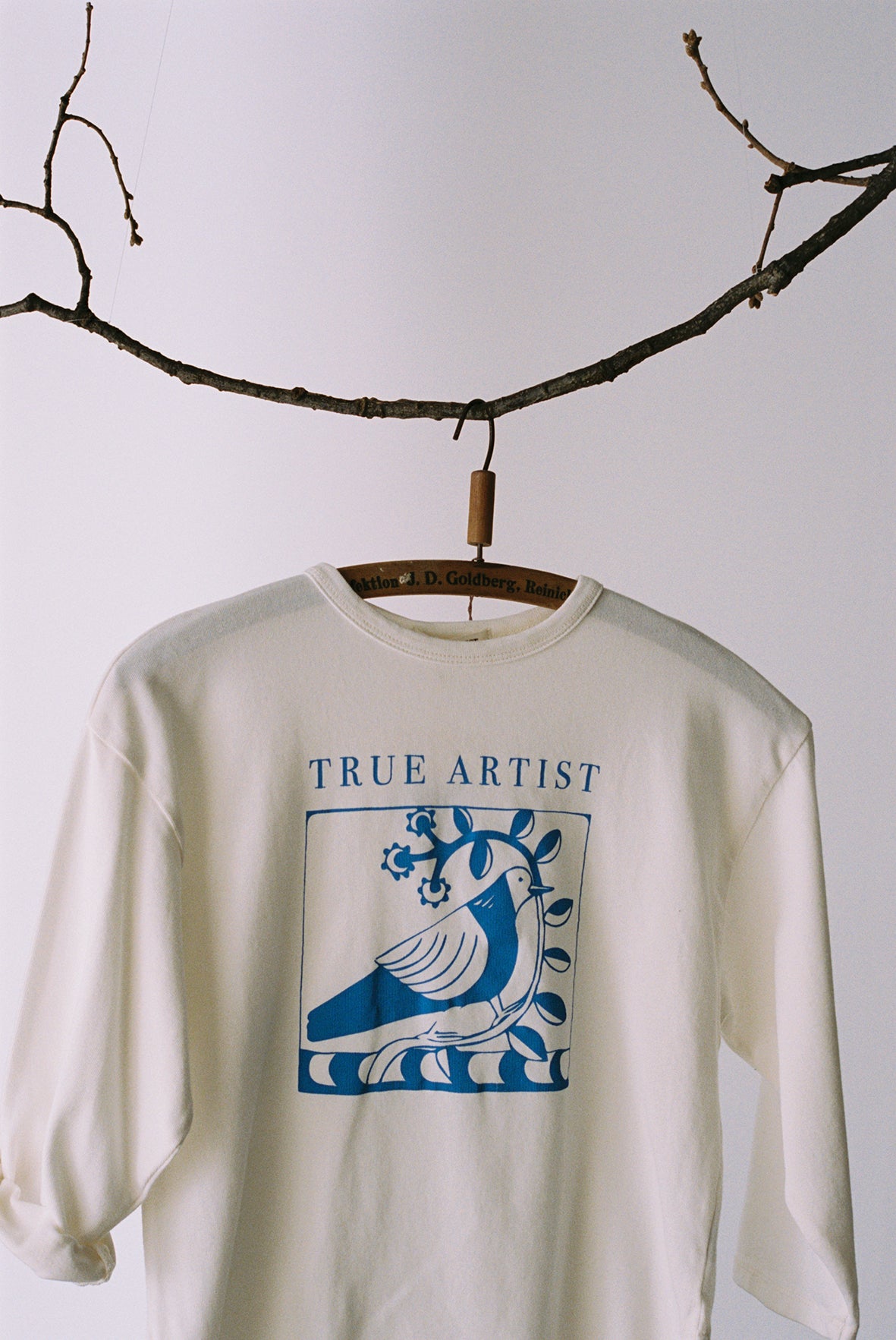 True Artist  100% 有機棉 Ex Libris Positional 長袖 T-shirt ❘ 現貨尺寸: 4Y~9Y