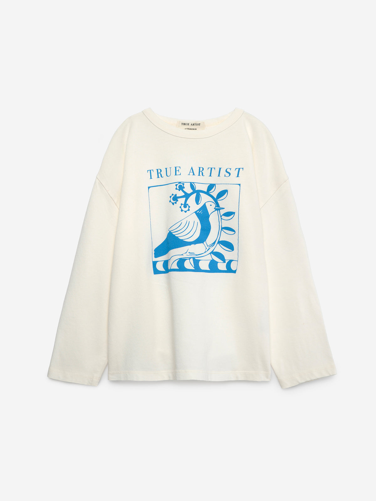 True Artist  100% 有機棉 Ex Libris Positional 長袖 T-shirt ❘ 現貨尺寸: 4Y~9Y