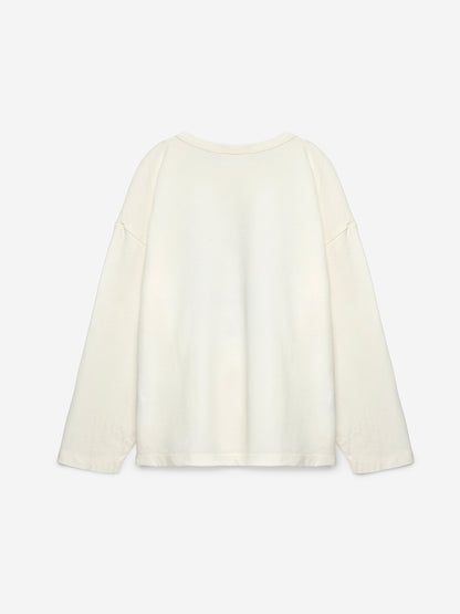 True Artist  100% 有機棉 Ex Libris Positional 長袖 T-shirt ❘ 現貨尺寸: 4Y~9Y