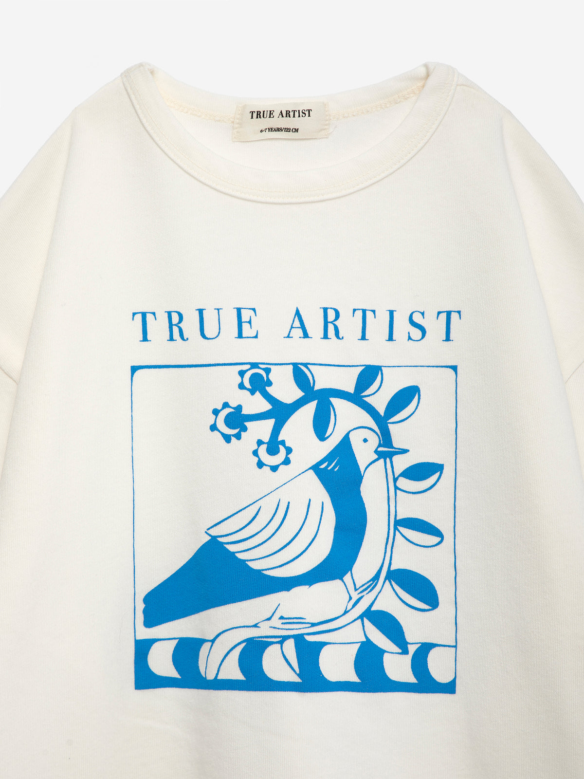 True Artist  100% 有機棉 Ex Libris Positional 長袖 T-shirt ❘ 現貨尺寸: 4Y~9Y